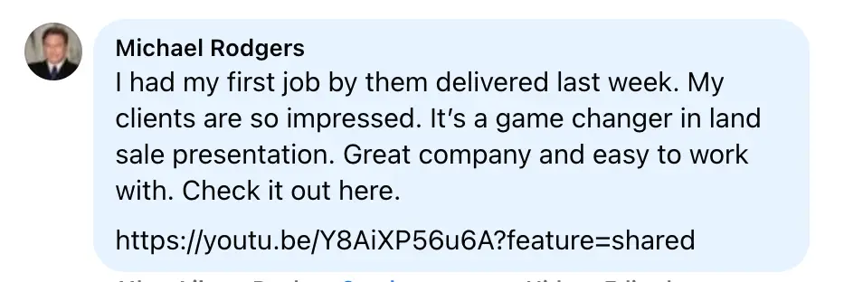 A client review