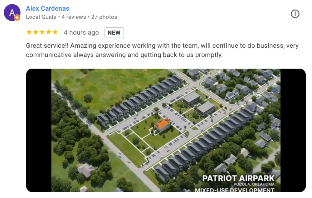 A client review